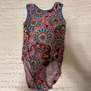 plum practice wear leotard